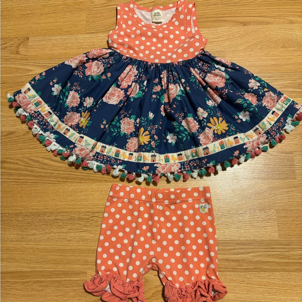 “Wildflower” 2pc set size 4 (Read Description)